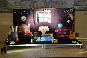 Le décor plein d'animaux